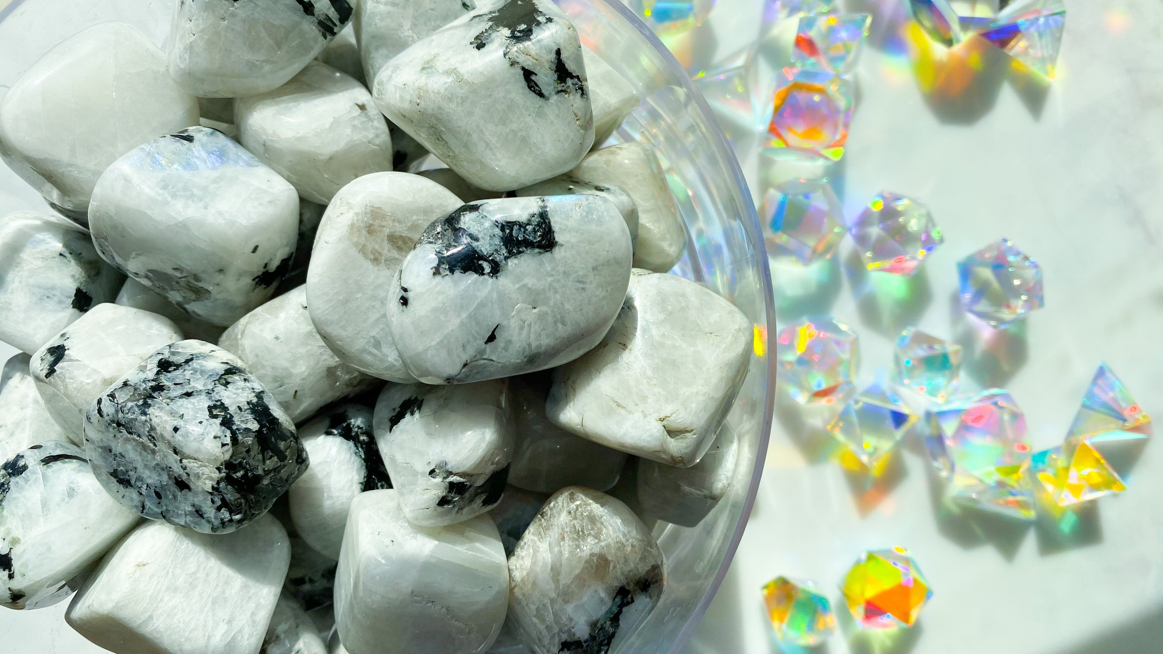 Rainbow Moonstone | Crystal Bar Soap