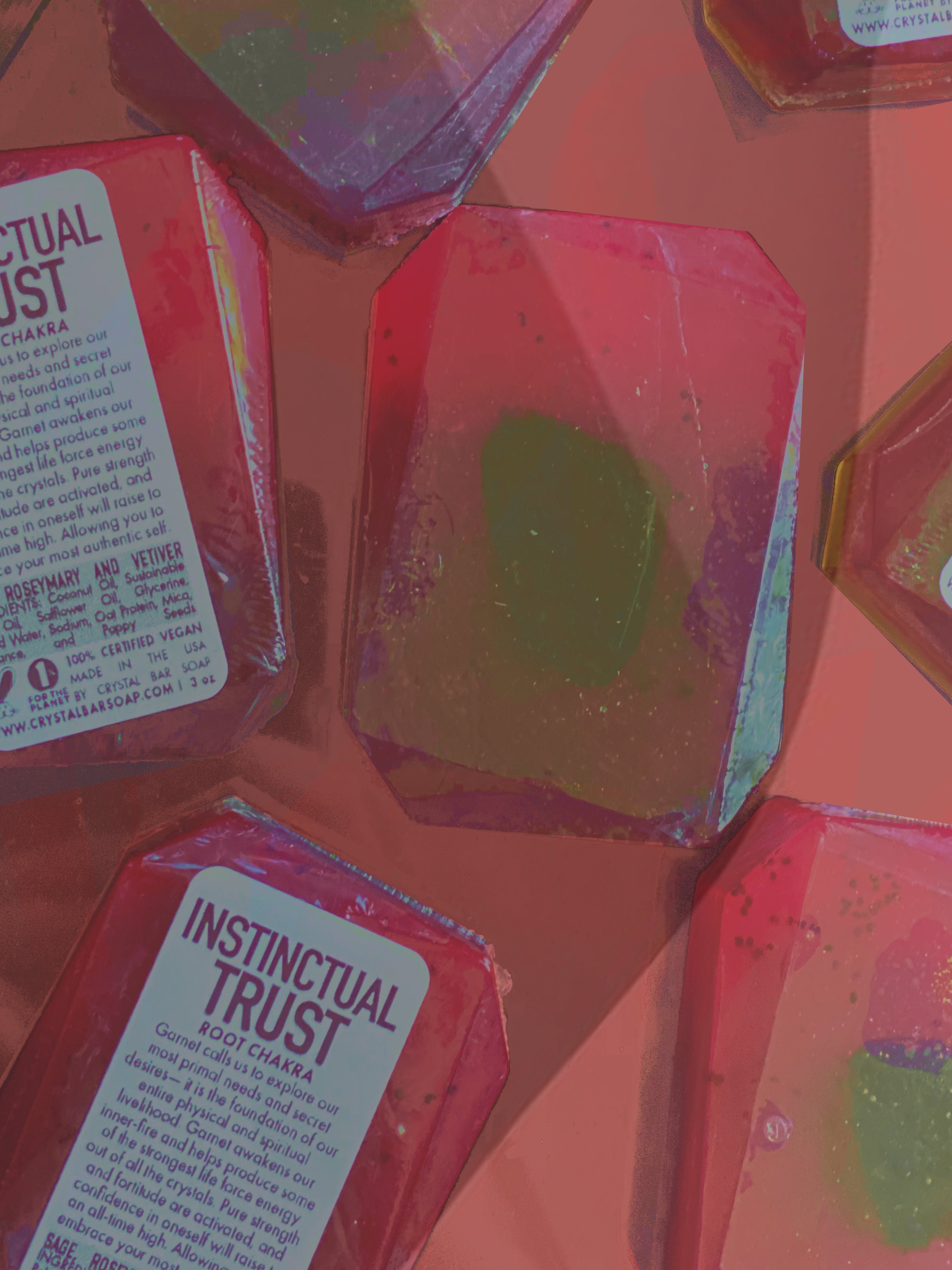 Root Chakra | Crystal Bar Soap