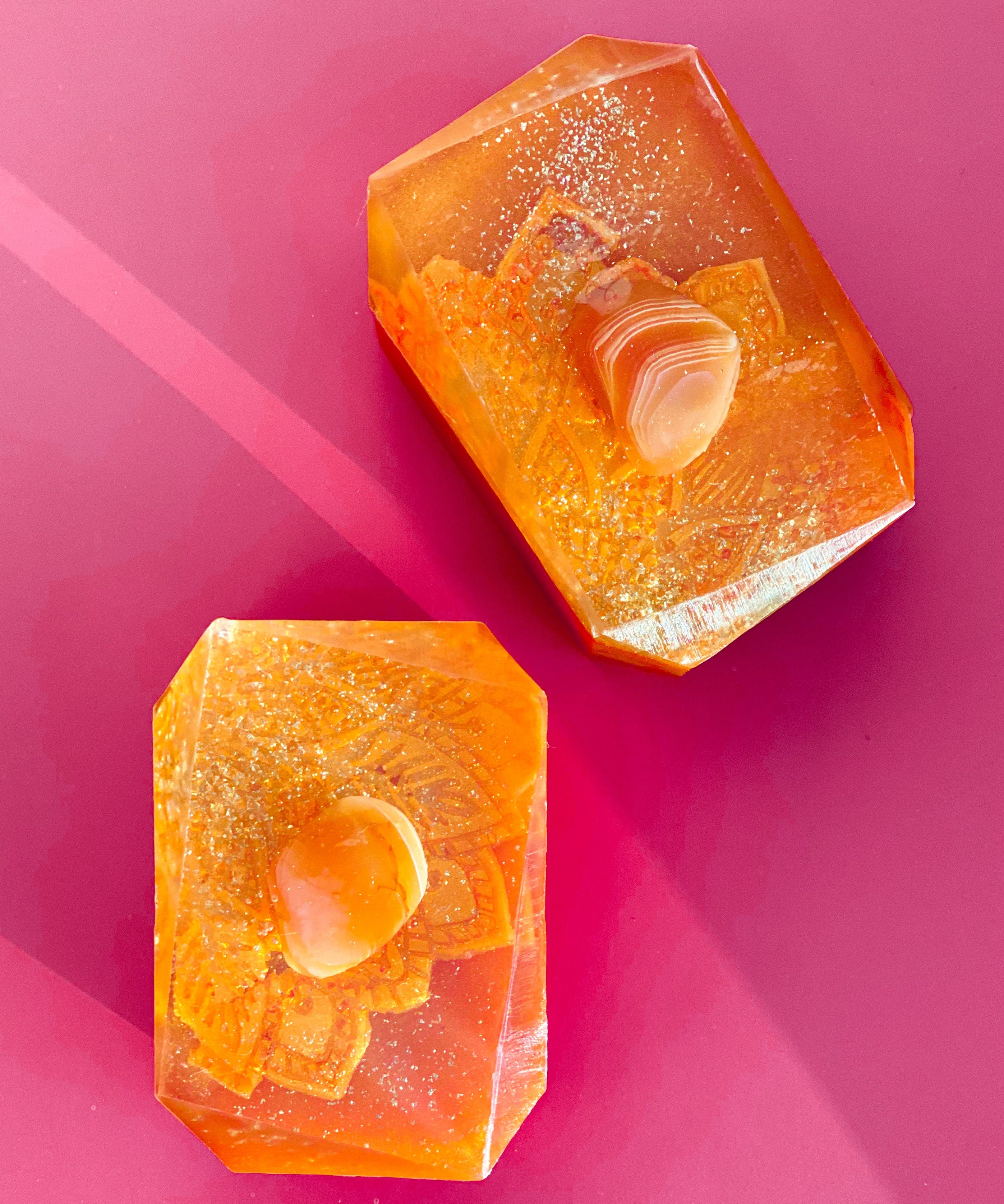 Breathe In (Sagittarius Moon) - Crystal Bar Soap