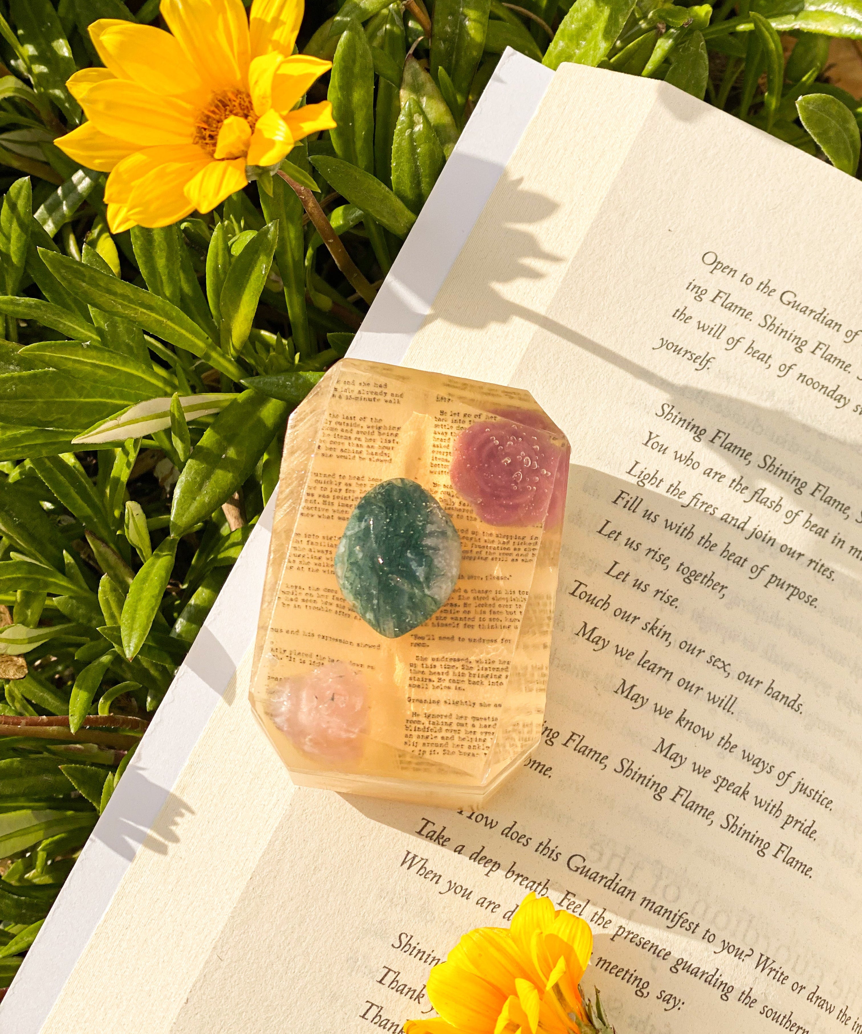 Open Book (Virgo Moon) - Crystal Bar Soap
